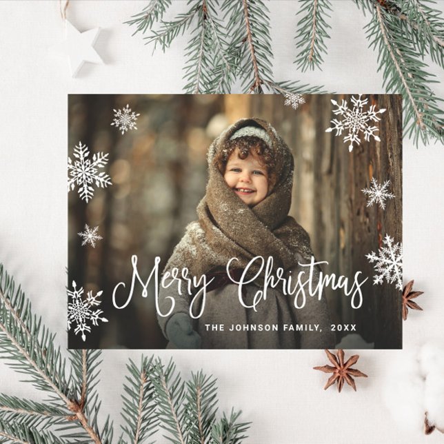 Carte de voeux Budget moderne Joyeux Noël (Créateur téléchargé)