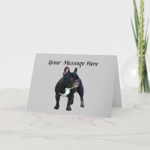 Carte de voeux Bulldog