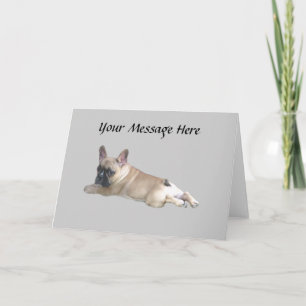 Carte de voeux Bulldog