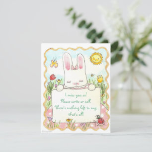 Carte de voeux Bunny