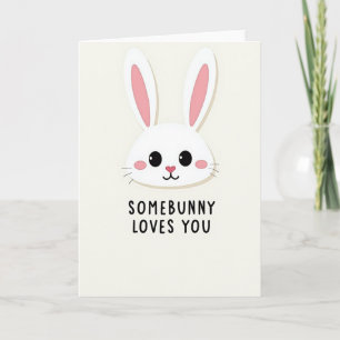 Carte de vœux Bunny Loves You
