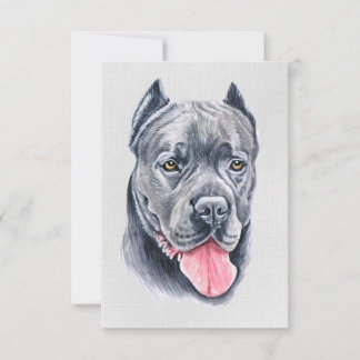 Carte de voeux Cane Corso