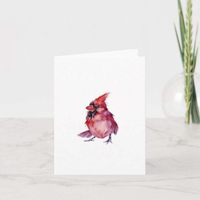Carte de voeux CArdinal (Devant)
