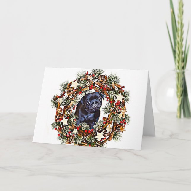 Carte de voeux Carlin Noël (Devant)