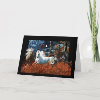 Carte de voeux, Carte de voeux pour les chevaux, C