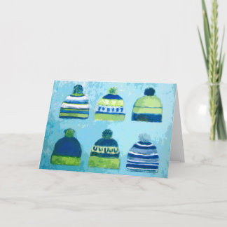 Carte de voeux Casquette Seahawks