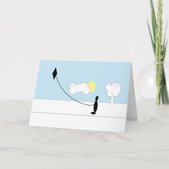 Carte de voeux - Célébration de Kite Flying (Devant)