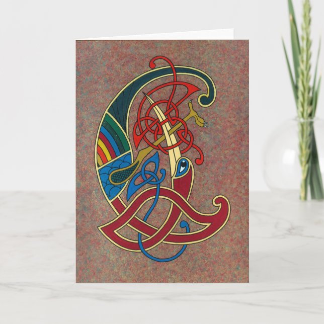 Carte de voeux Celtic Art Design (Devant)