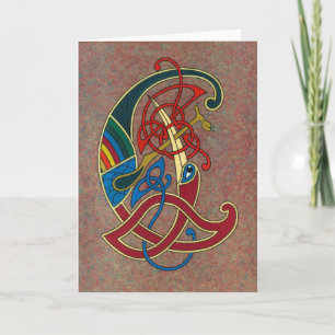 Carte de voeux Celtic Art Design