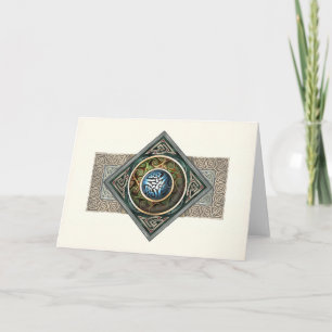 Carte de voeux Celtic Knotwork Design