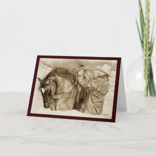 Carte de voeux "Celui pour le travail"