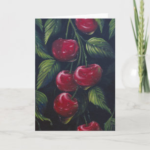 Carte de voeux Cherry Rain