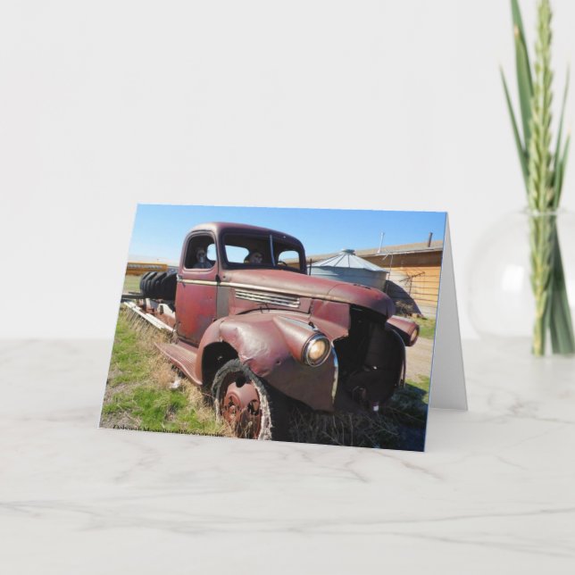 Carte de voeux Chevy Truck 1946 (Devant)