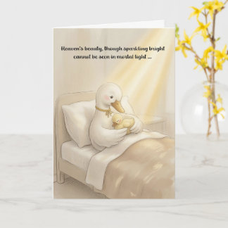 Carte de vœux chrétienne pour bébé Beauté