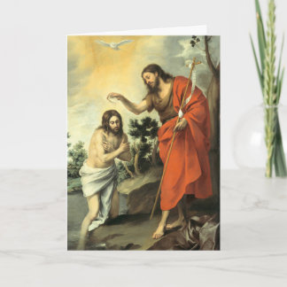 Carte de voeux Christian Adulte Baptême