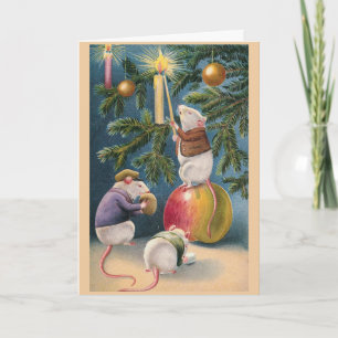 Carte de voeux "Christmas Mice"