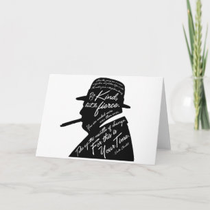 Carte de voeux Churchill