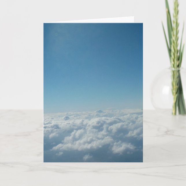 Carte de voeux Ciel Nuageux (Devant)