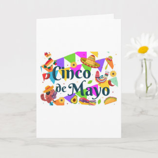 Carte de vœux Cinco De Mayo