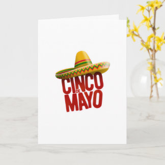 Carte de vœux Cinco De Mayo joyeuse