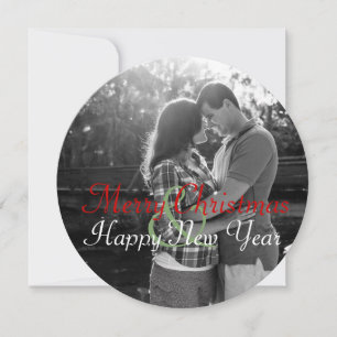 Carte de voeux Circle Photo Holiday