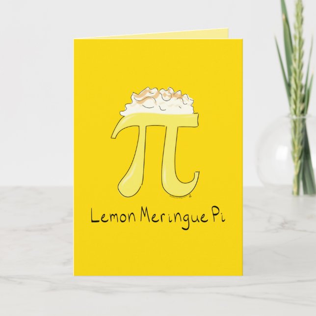 Carte de voeux citron meringue pi (Devant)