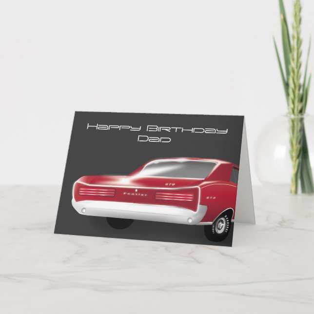 Carte de voeux classique de voiture (Devant)