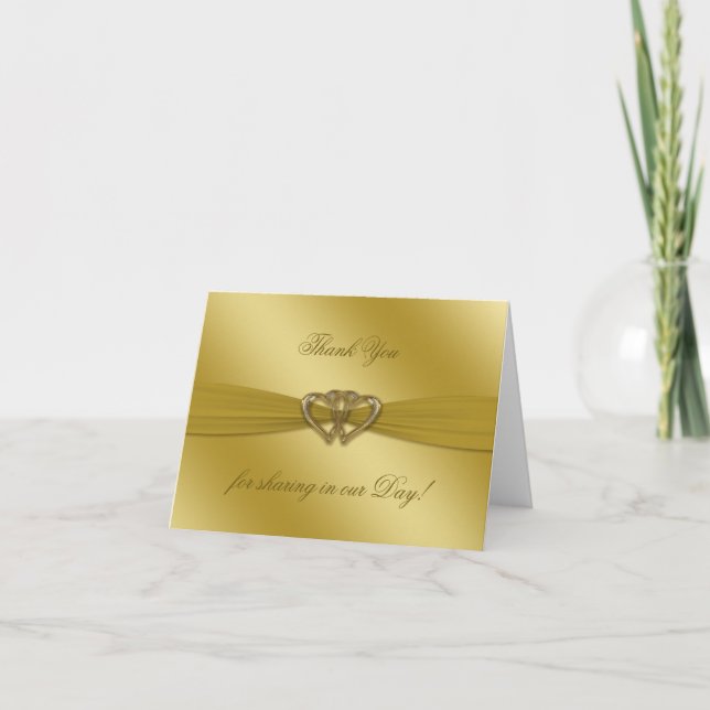 Carte de vœux classique pour les noces d'or, 50e a (Devant)