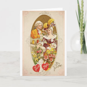 Carte de voeux coloniale de Saint-Valentin