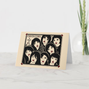 Carte de vœux Compassion Pass It On