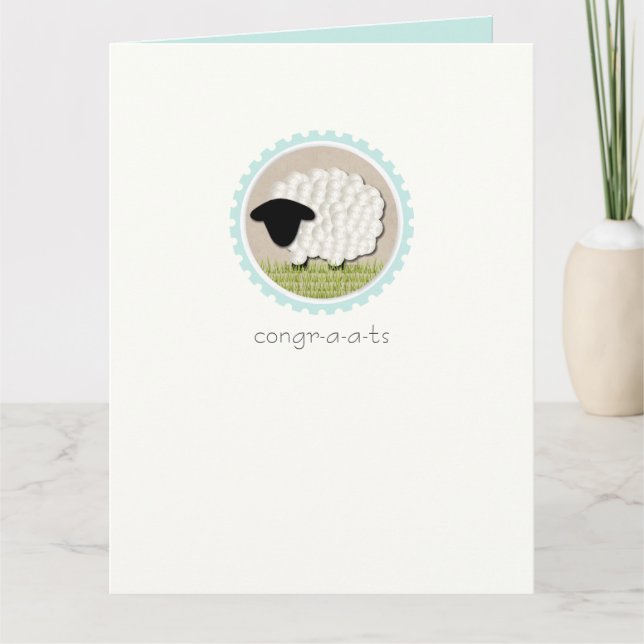Carte de voeux "Congr-a-ts" (XL) (Devant)