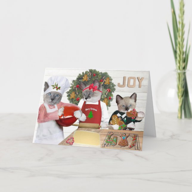 Carte de voeux Cookie Kittens Noël (Devant)