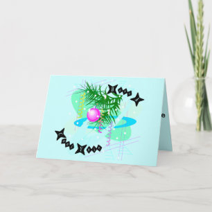 Carte de voeux cool Yule