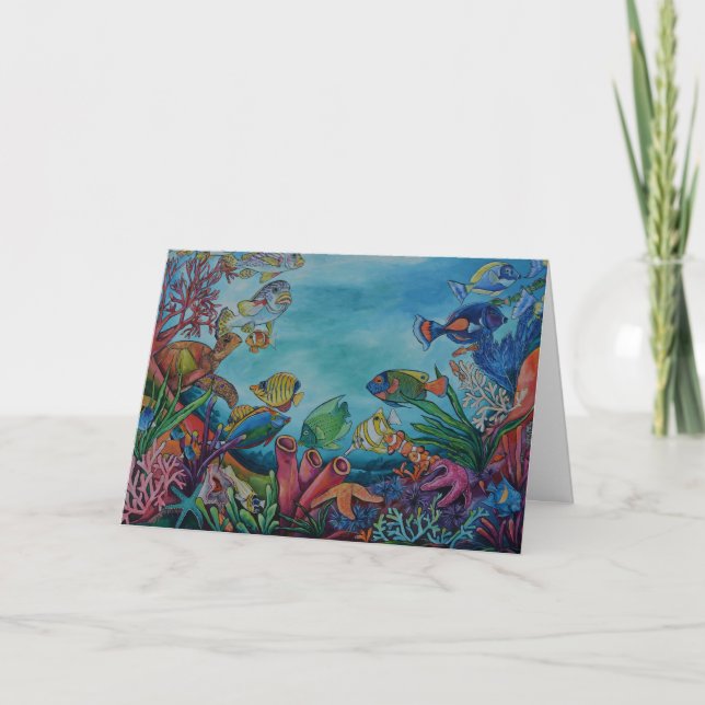 Carte de voeux Coral Reef (Devant)