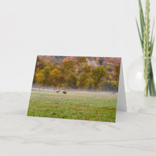 Carte de voeux Couple Elk