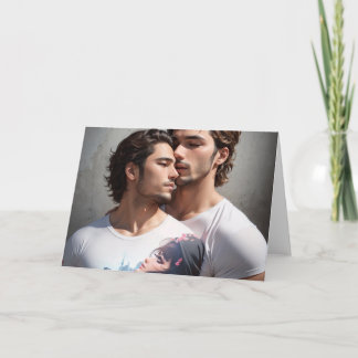 Carte de voeux Couple Gay