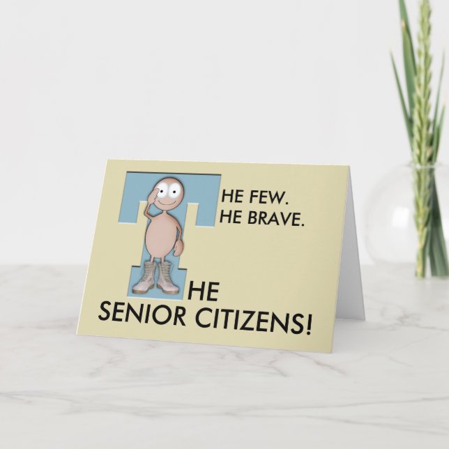 Carte de voeux courageuse (Devant)