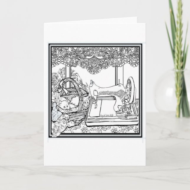 Carte de voeux Crafty Kittens par imAGYnations (Devant)