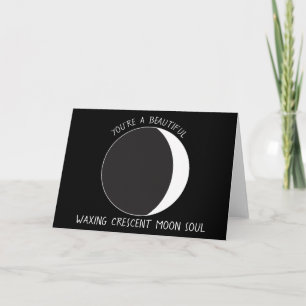 Carte de voeux Crescent MOON