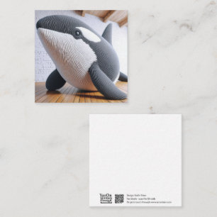 Carte de voeux Crochet Orca