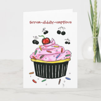 Carte de voeux Cupcake