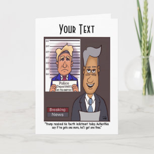 Carte de voeux d'accusation