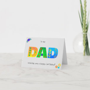 Carte de voeux DAD Bold Boho anniversaire