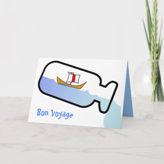 Carte de voeux d'adieu (Devant)