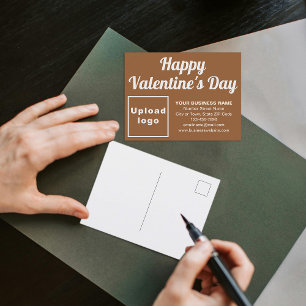 Carte de vœux d'affaires de la Saint-Valentin marr