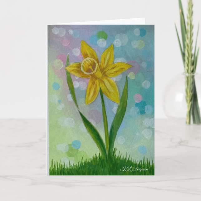 Carte de voeux Daffoodil (Devant)