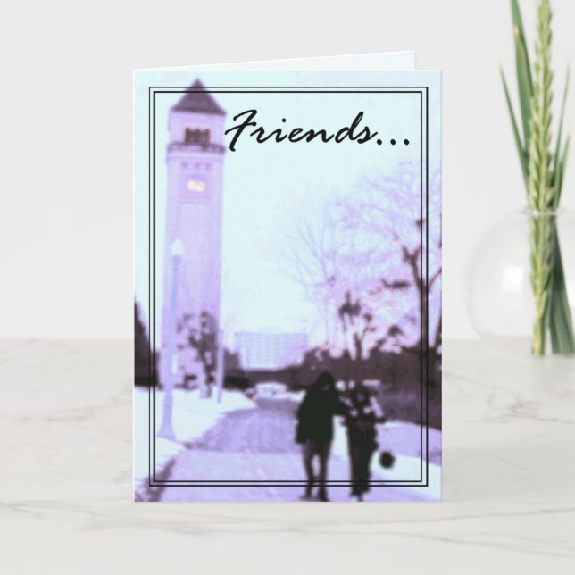 Carte de voeux d'amis 1 (Devant)
