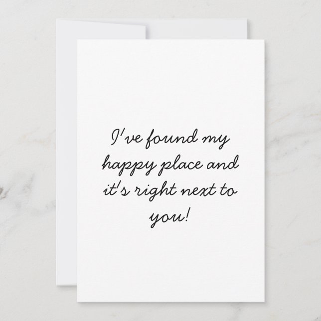 Carte de vœux d'amour (Devant)