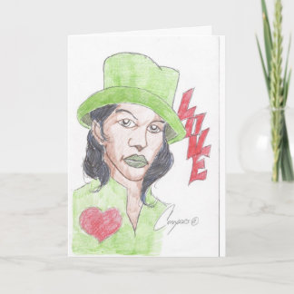 Carte de voeux d'amour