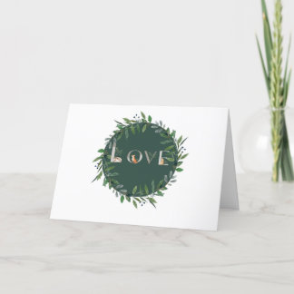 Carte de voeux d'amour